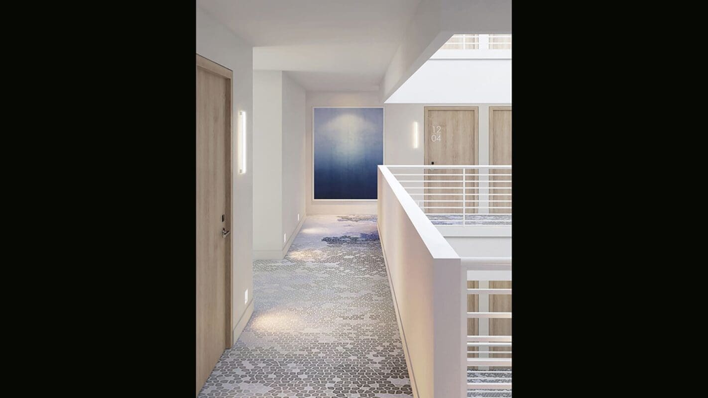 02. Ocean Drive hallways render